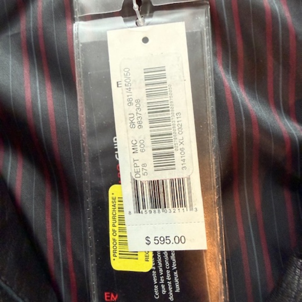 Emanuel Ungaro New Zealand Lamb skin mens extra large black jacket, NWT - Picture 8 of 13